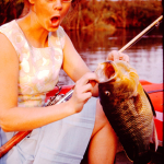 Jo's first fish