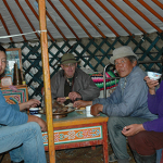 Supper time in the Ger