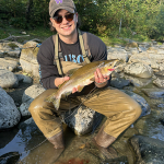 Campbell River salmon. Mathew and a beauty