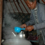 Suren making tea