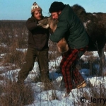 Bob Stewart (l) and JCH - the pull down.