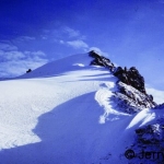 The Lewis Glacier and Point Lenana