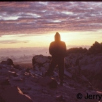 Point Lenana looking east at dawn