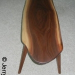 Walnut coffee table