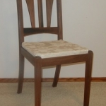 walnut dining room or office chair