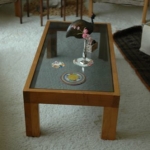 coffee table, African muhuru (a.k.a. Meru oak)