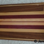 mixed wood laminted tray